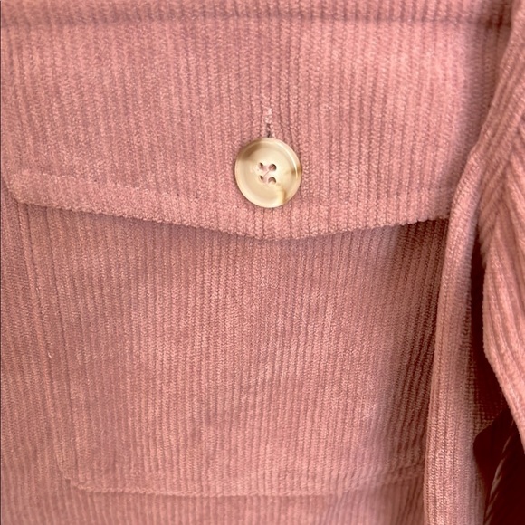 Alya mauve Corduroy Button-Up Shirt/lightweight. Super soft. Front pocke… - Picture 4 of 6
